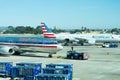 San Antonio airport - airplanes on the ramp