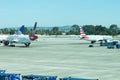 San Antonio airport - airplanes on the ramp