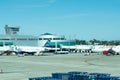 San Antonio airport - airplanes on the ramp