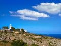 San Antonio Cape lighthouse in Denia Royalty Free Stock Photo