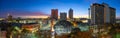 San Antonio city skyline at twilight, Texas, USA Royalty Free Stock Photo