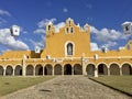 Izamal, Mexico-January 6, 2019: San Antonio Convent