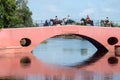 San Antonio de Areco, province Buenos Aires, Argentina - November 11, 2012: Gauchos (South American cowboy, is a resident Royalty Free Stock Photo