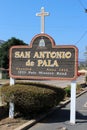 San Antonio de Pala Mission in California Royalty Free Stock Photo