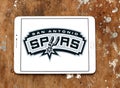 San Antonio Spurs american basketball team logo Royalty Free Stock Photo