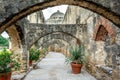 San Antonio, Texas/USA - May 27 2019: Mission San Jose National Park Service