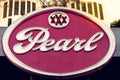 SAN ANTONIO, TEXAS, USA - NOVEMBER 2, 2018 - Close up of the Pearl District sign. The Pearl is a culinary and cultural destination