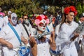 SAN ANTONIO, TEXAS, USA - OCTOBER 29, 2017 - People dance in the