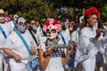 SAN ANTONIO, TEXAS, USA - OCTOBER 29, 2017 - People dance in the