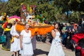 SAN ANTONIO, TEXAS, USA - OCTOBER 29, 2017 - People dance in the