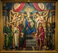 San Barnaba Altarpiece by Botticelli by Botticelli at Uffizi Gallery