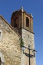 San Bartolome church in La Coronada, Badajoz - Spain Royalty Free Stock Photo