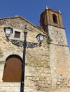 San Bartolome church in La Coronada, Badajoz - Spain Royalty Free Stock Photo