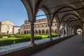 San Benedetto Po - Cloister of the abbey Royalty Free Stock Photo