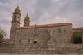 San Benito church in the Plaza de FefiÃÂ±anes in Cambados, Rias Bajas, Pontevedra, Galicia, Spain Royalty Free Stock Photo