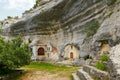 San Bernabe Chapel in Ojo Guarena, Burgos, Spain Royalty Free Stock Photo