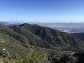 San Bernadino Mountains overlooking Inland Empire Southern California Royalty Free Stock Photo