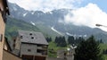 San Bernardino village. Southern Swiss Alps