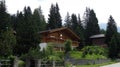 San Bernardino village. Southern Swiss Alps