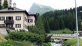 San Bernardino village. Southern Swiss Alps