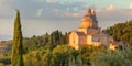 San Biagio church basked in the evening sun