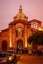 The San Blas cathedral in Cuenca, Ecuador Royalty Free Stock Photo