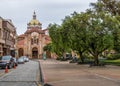 San Blas Church and Park - Cuenca, Ecuador Royalty Free Stock Photo