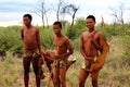 San Bushmen tribe Royalty Free Stock Photo