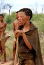 San Bushmen tribe Royalty Free Stock Photo