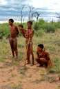 San Bushmen tribe Royalty Free Stock Photo