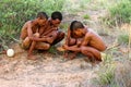 San Bushmen tribe Royalty Free Stock Photo