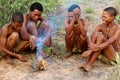 San Bushmen tribe Royalty Free Stock Photo