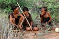 San Bushmen tribe Royalty Free Stock Photo