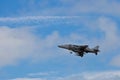 SAN CARLOS, CA - JUNE 19: AV-8B Harrier Jump Jet Royalty Free Stock Photo