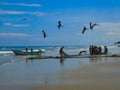 San Clemente beach in Ecuador