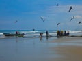 San Clemente beach in Ecuador