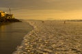 Sunset on Pacific coast of Ecuador