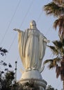 San Cristobal Hill in Santiago de Chile Royalty Free Stock Photo