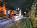 San CristÃÂ³bal de las casas night street view Royalty Free Stock Photo