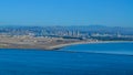 San Deigo city and pacific coast line, California