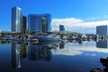 San Diego Bay, San Diego city skyline Royalty Free Stock Photo