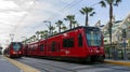 The San Diego Trolley Royalty Free Stock Photo