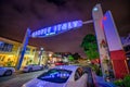 SAN DIEGO, CA - JULY 30, 2017: Little Italy street entrance at night Royalty Free Stock Photo