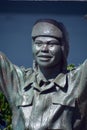 Bronze statues of A National Salute to Bob Hope and the Military. Royalty Free Stock Photo