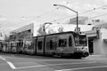 The San Diego Trolley is a light rail system Royalty Free Stock Photo