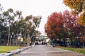 Beautiful campus landscape of University of California, San Diego UCS