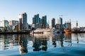 Maritime Museum of San Diego at Dawn with Downtown Skyline Royalty Free Stock Photo