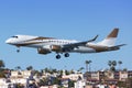 Private Embraer Lineage 1000E airplane San Diego airport