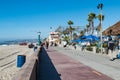 Mission Beach Boardwalk in San Diego Royalty Free Stock Photo