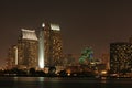 San Diego, California at night